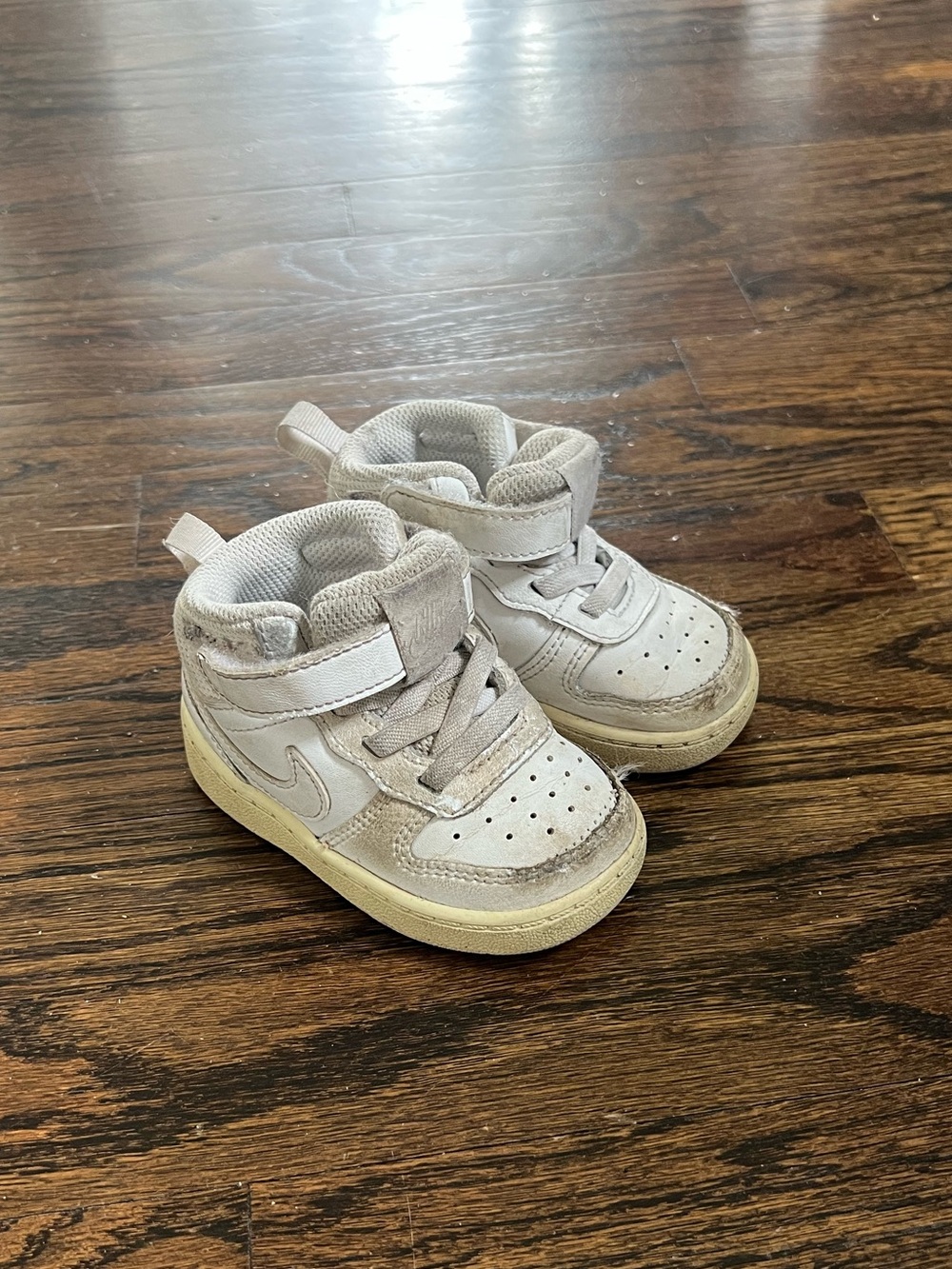 Nike Kids White High-Top Sneakers